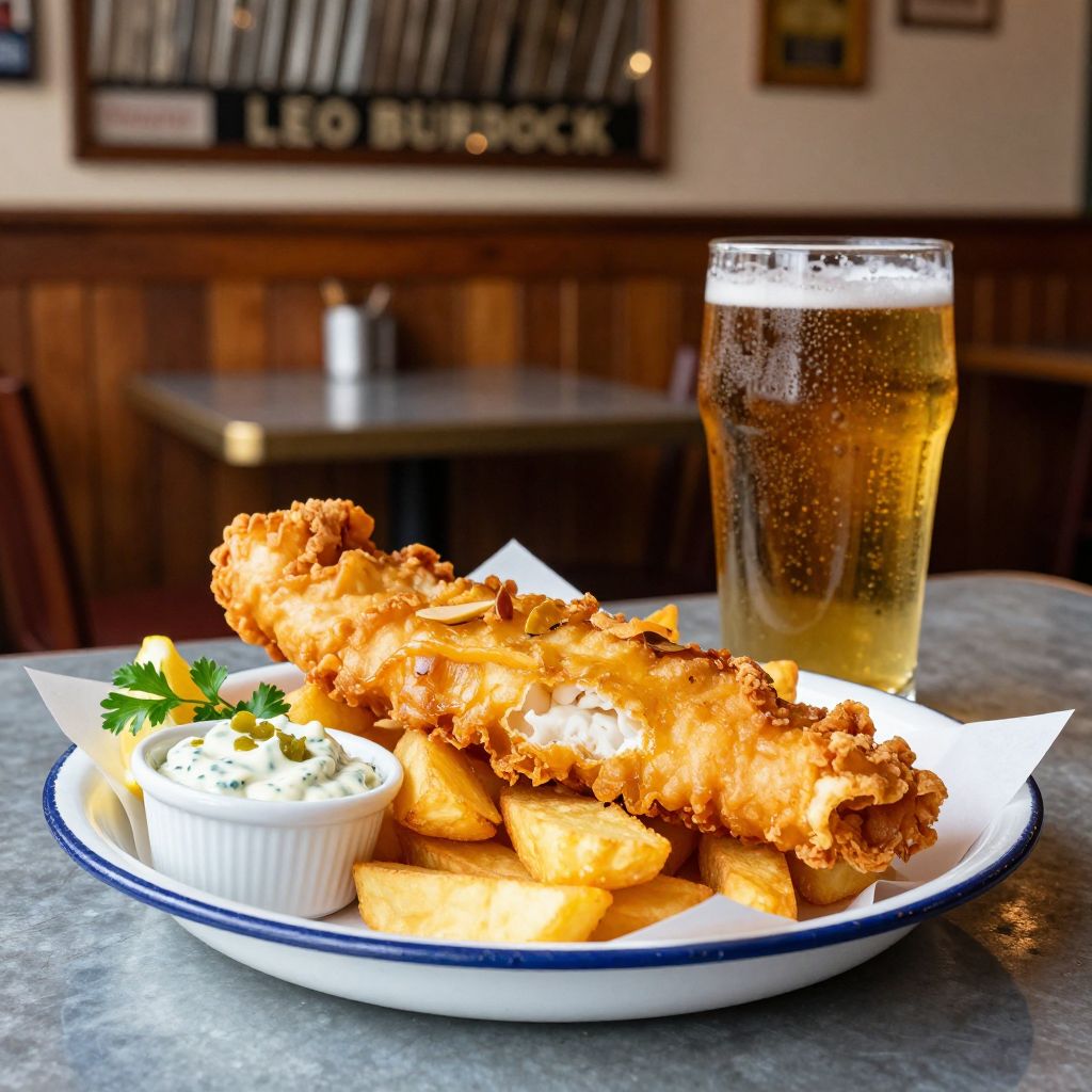 Leo Burdock’s fish and chips in Dublin