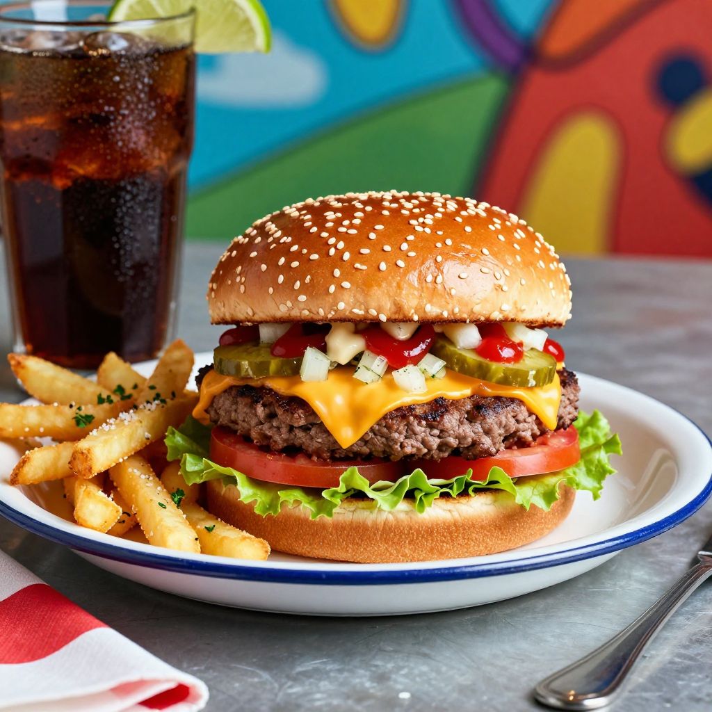 Step into Krusty Burger for Themed Fast Food and Burgers