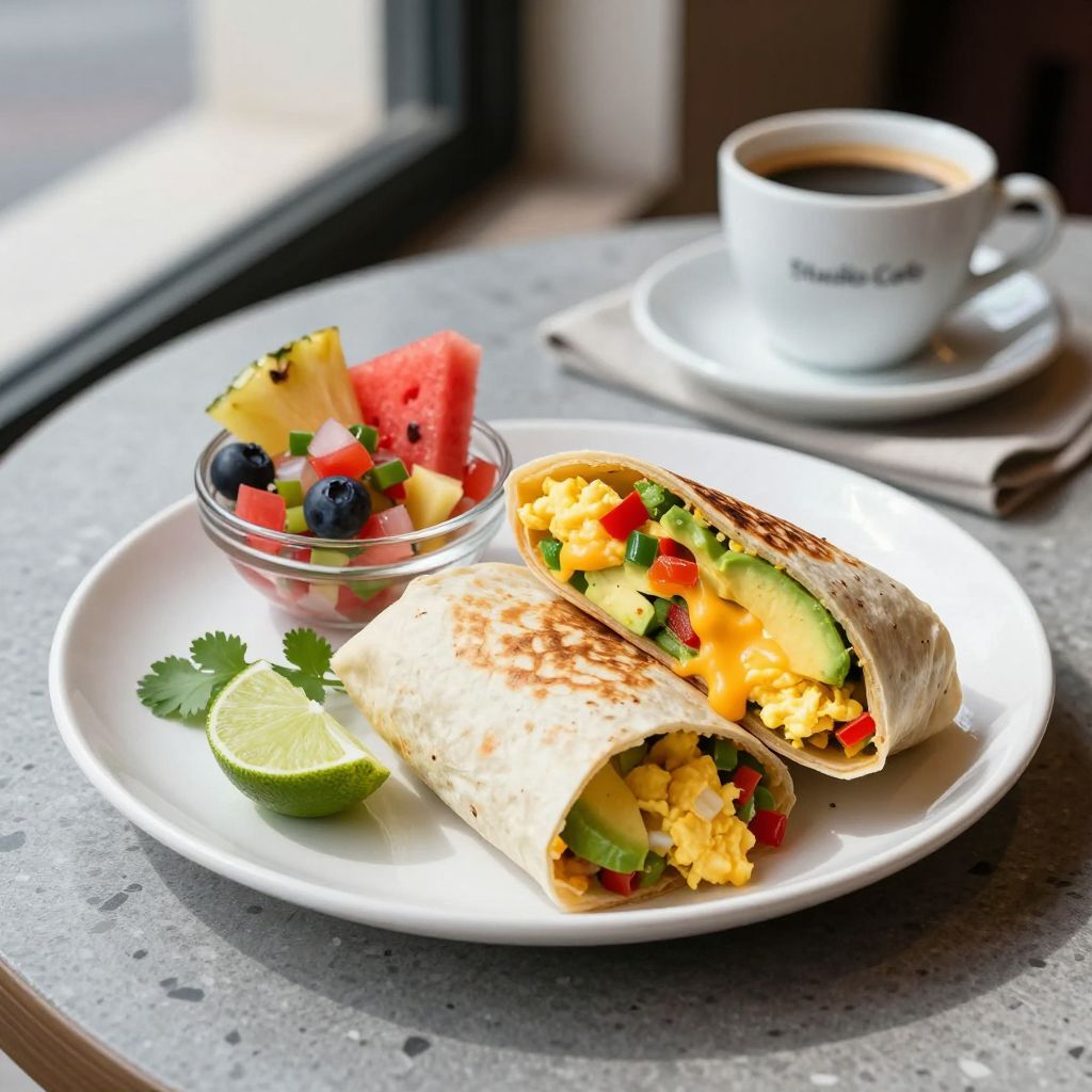 Enjoy Light Breakfast Options at Studio Cafe