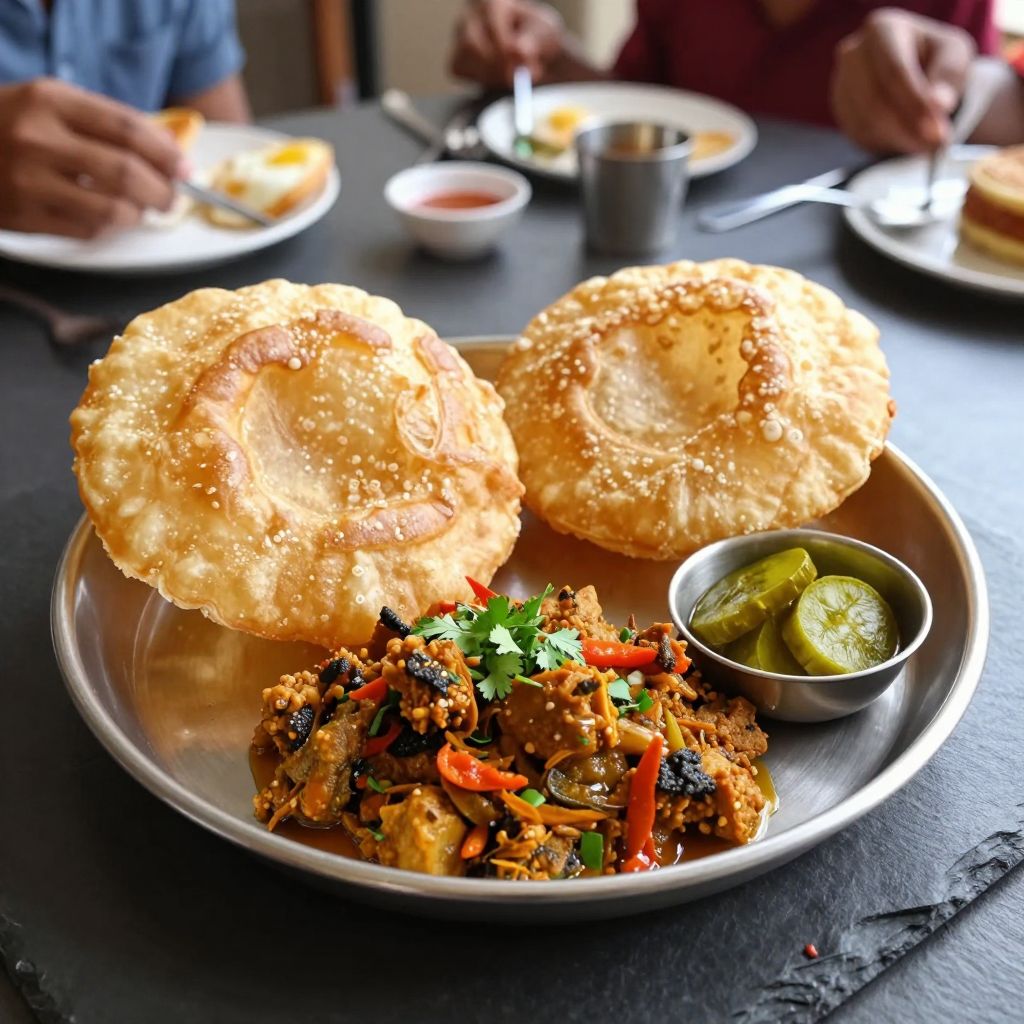 Deepu Brijwasi breakfast