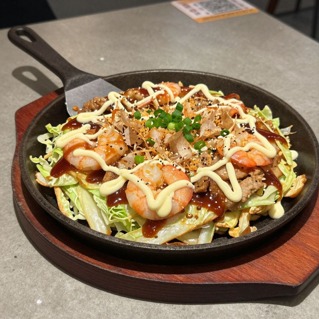 Okonomiyaki Katsu Cooking