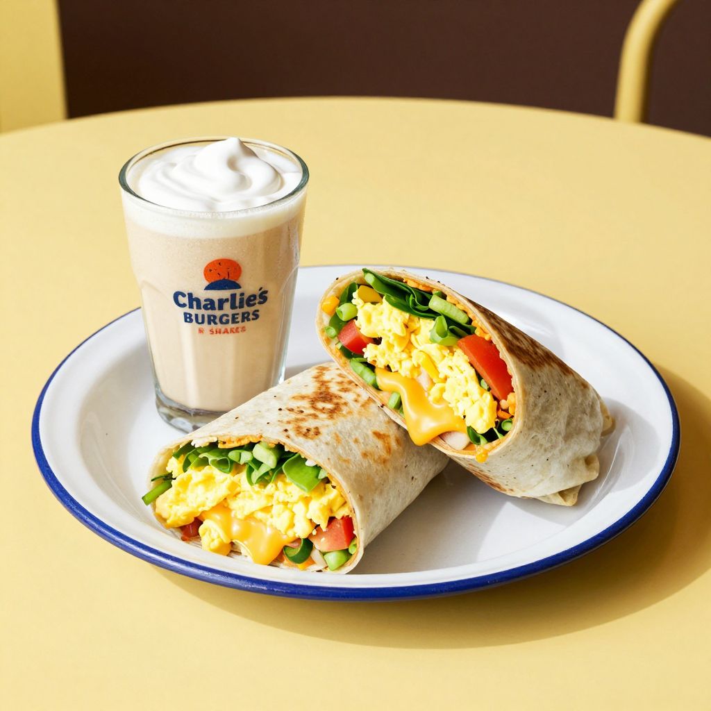 Charlie's Breakfast Burgers N Shakes